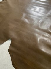 画像4: 牛革　オイルバッファロー　ブラウン　レザー (4)