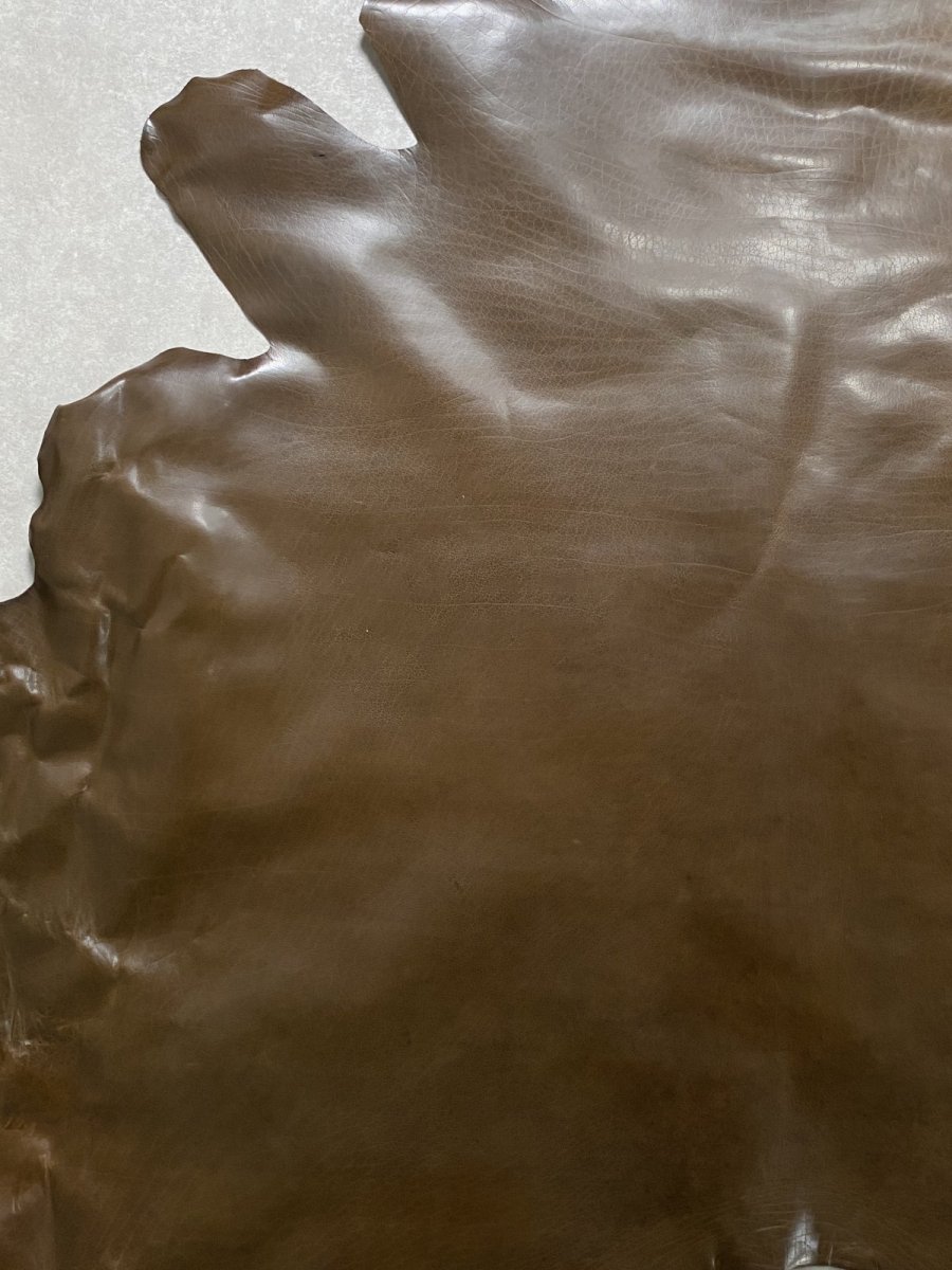 画像8: 牛革　オイルバッファロー　ブラウン　レザー (8)