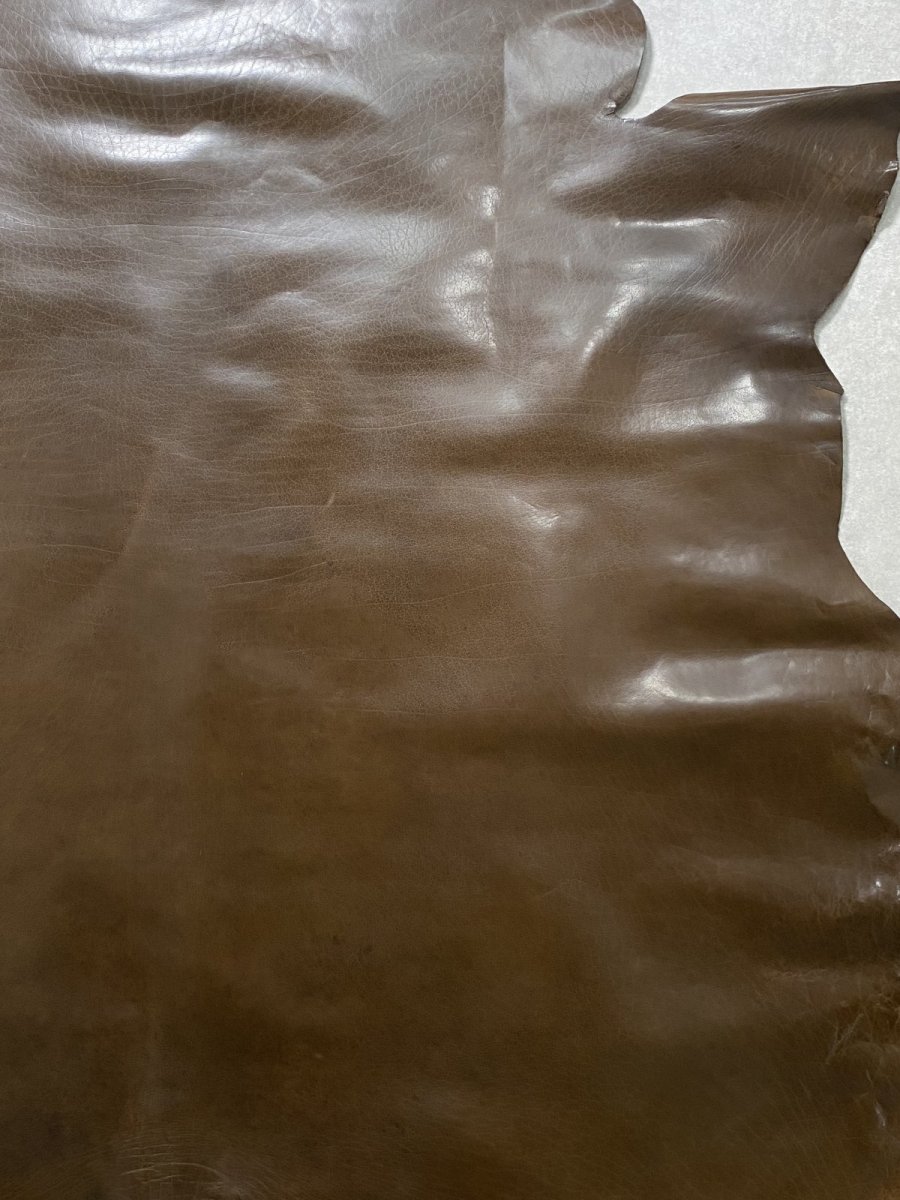 画像9: 牛革　オイルバッファロー　ブラウン　レザー (9)