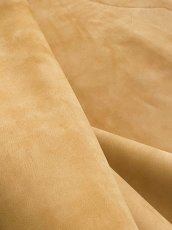 画像5: 牛革　ヌバック　キャメル (5)