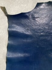 画像2: 牛革　ショルダー　ブルー　レザークラフト (2)
