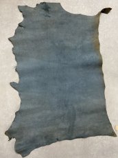 画像8: 牛革　ショルダー　ブルー　レザークラフト (8)