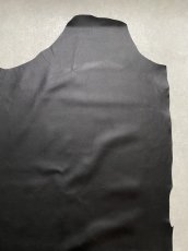 画像7: 牛革　シュリンクノボ　ブラック　レザークラフト (7)