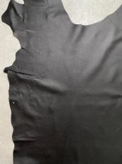 画像6: 牛革　シュリンクノボ　ブラック　レザークラフト (6)