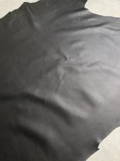 画像5: 牛革　シュリンクノボ　ブラック　レザークラフト (5)