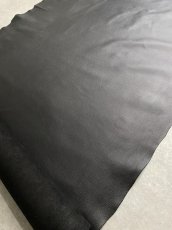 画像4: 牛革　シュリンクノボ　ブラック　レザークラフト (4)