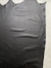 画像7: 牛革　シュリンクノボ　ブラック　レザークラフト (7)