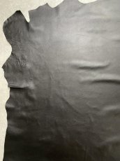画像6: 牛革　シュリンクノボ　ブラック　レザークラフト (6)