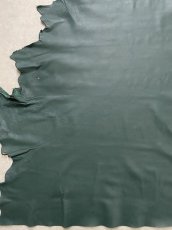 画像7: 牛革　ソフトスムース　Dグリーン　レザークラフト (7)