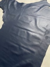 画像5: 牛革　クロームソフト　ネイビー　レザークラフト　 (5)