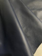 画像3: 牛革　クロームソフト　ネイビー　レザークラフト　 (3)