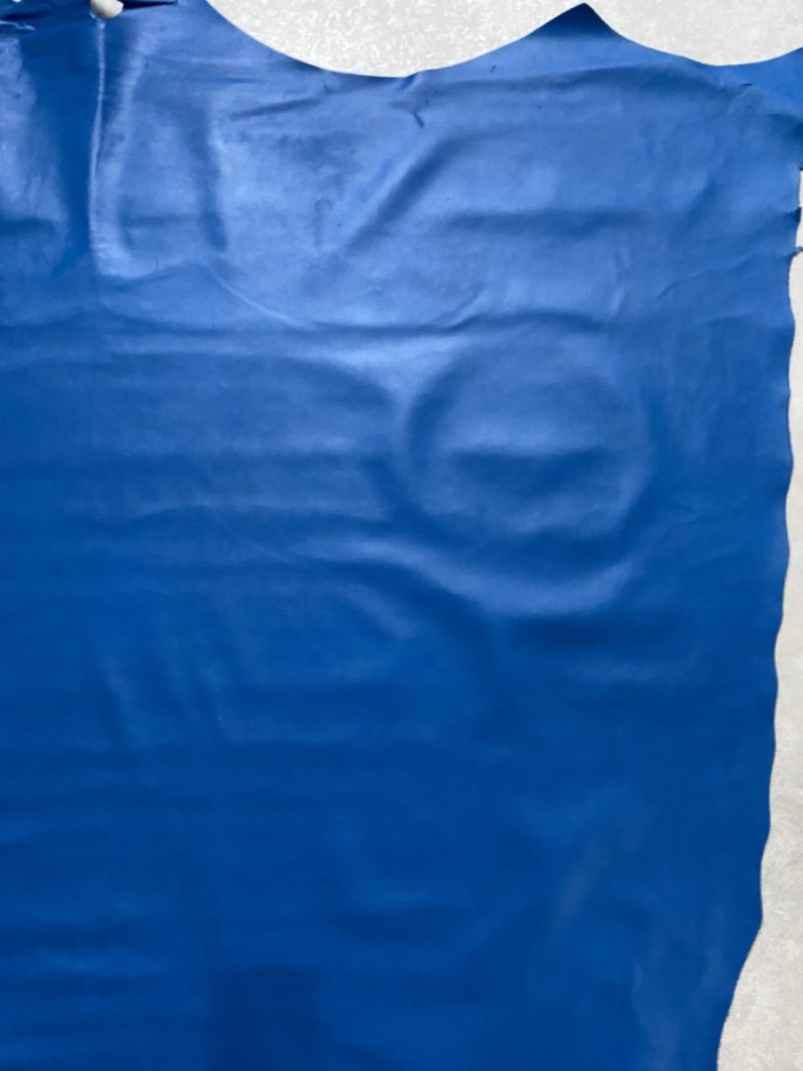 画像6: 牛革　クロームソフト　ブルー　レザークラフト　 (6)