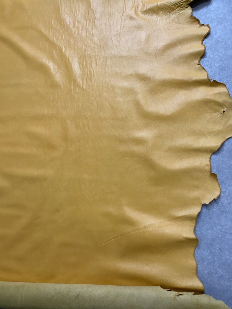 画像6: 牛革　クロームソフト　橙色　レザークラフト　 (6)