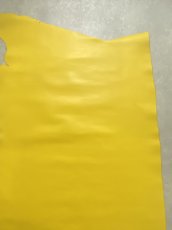 画像5: 牛革　スムース　イエロー　レザー (5)