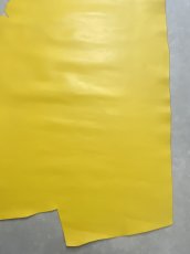 画像8: 牛革　スムース　イエロー　レザー (8)