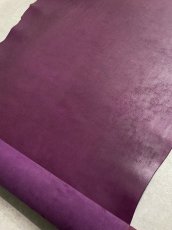 画像3: 牛革 オイルヌメ　パープル　レザー　レザークラフト (3)