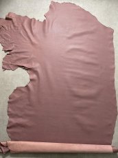 画像1: 牛革　シュリンク型押し　ピンク　レザークラフト (1)