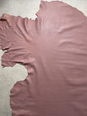 画像3: 牛革　シュリンク型押し　ピンク　レザークラフト (3)
