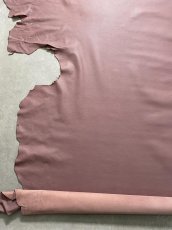 画像6: 牛革　シュリンク型押し　ピンク　レザークラフト (6)