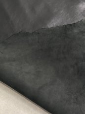 画像9: 牛革　バッファロー　ブラック　レザー (9)