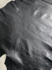 画像5: 牛革　バッファロー　ブラック　レザー (5)