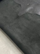 画像9: 牛革　バッファロー　ブラック　レザー (9)