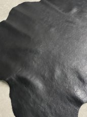 画像5: 牛革　バッファロー　ブラック　レザー (5)