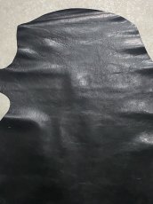 画像7: 牛革　バッファロー　ブラック　レザー (7)