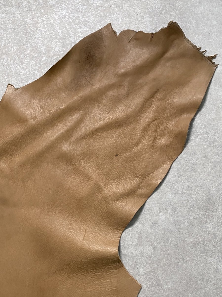 画像7: 牛革　ディアンソフト　キャメル　レザークラフト (7)