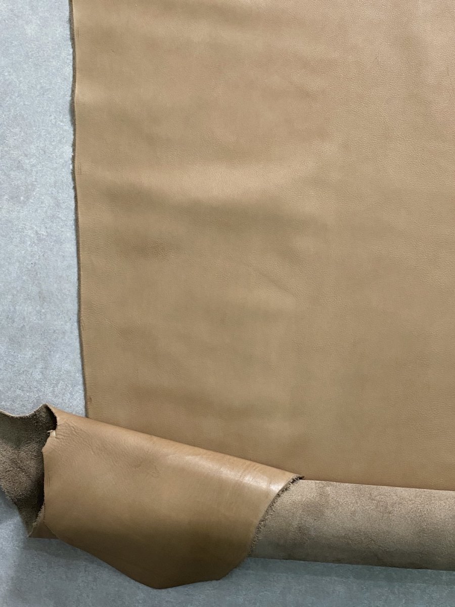 画像8: 牛革　ディアンソフト　キャメル　レザークラフト (8)