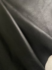 画像10: 牛革   ヌメ革グランド　ブラック (10)