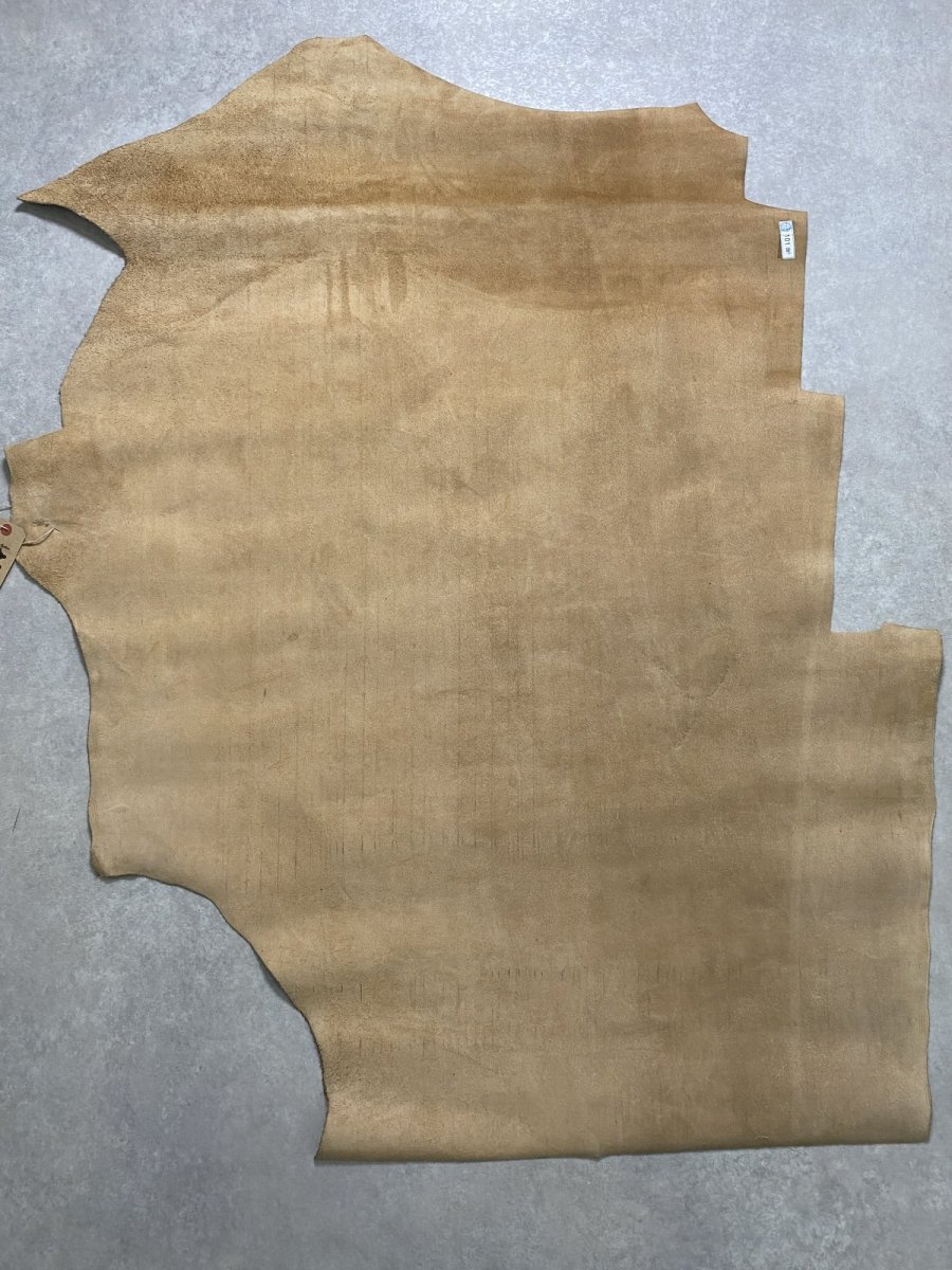 画像10: 牛革　オイルアップ　カーキ　レザークラフト (10)