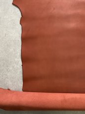 画像5: 牛革　オイルスムース　ボルドー　レザークラフト (5)