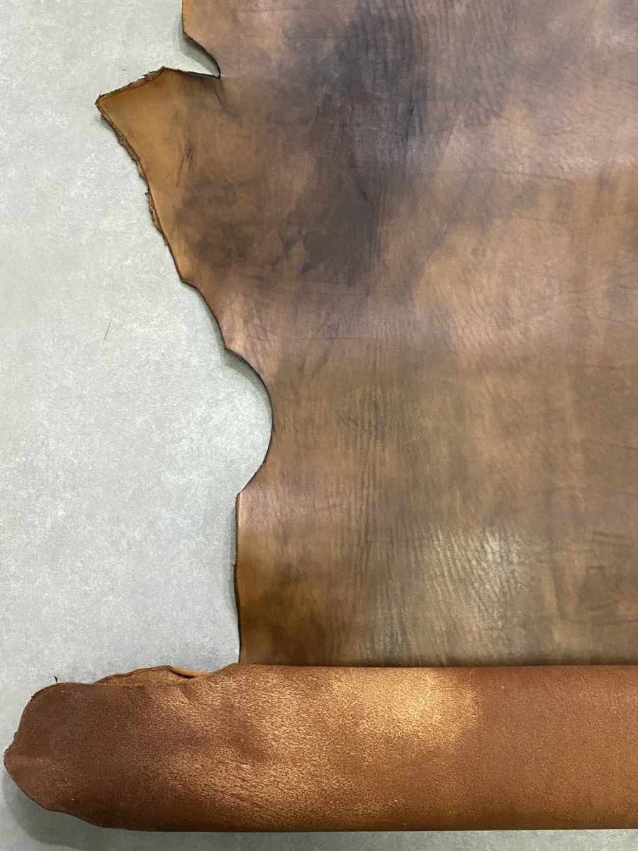 画像5: 牛革   アンティックヌメ　ヌメ革　タンニン (5)