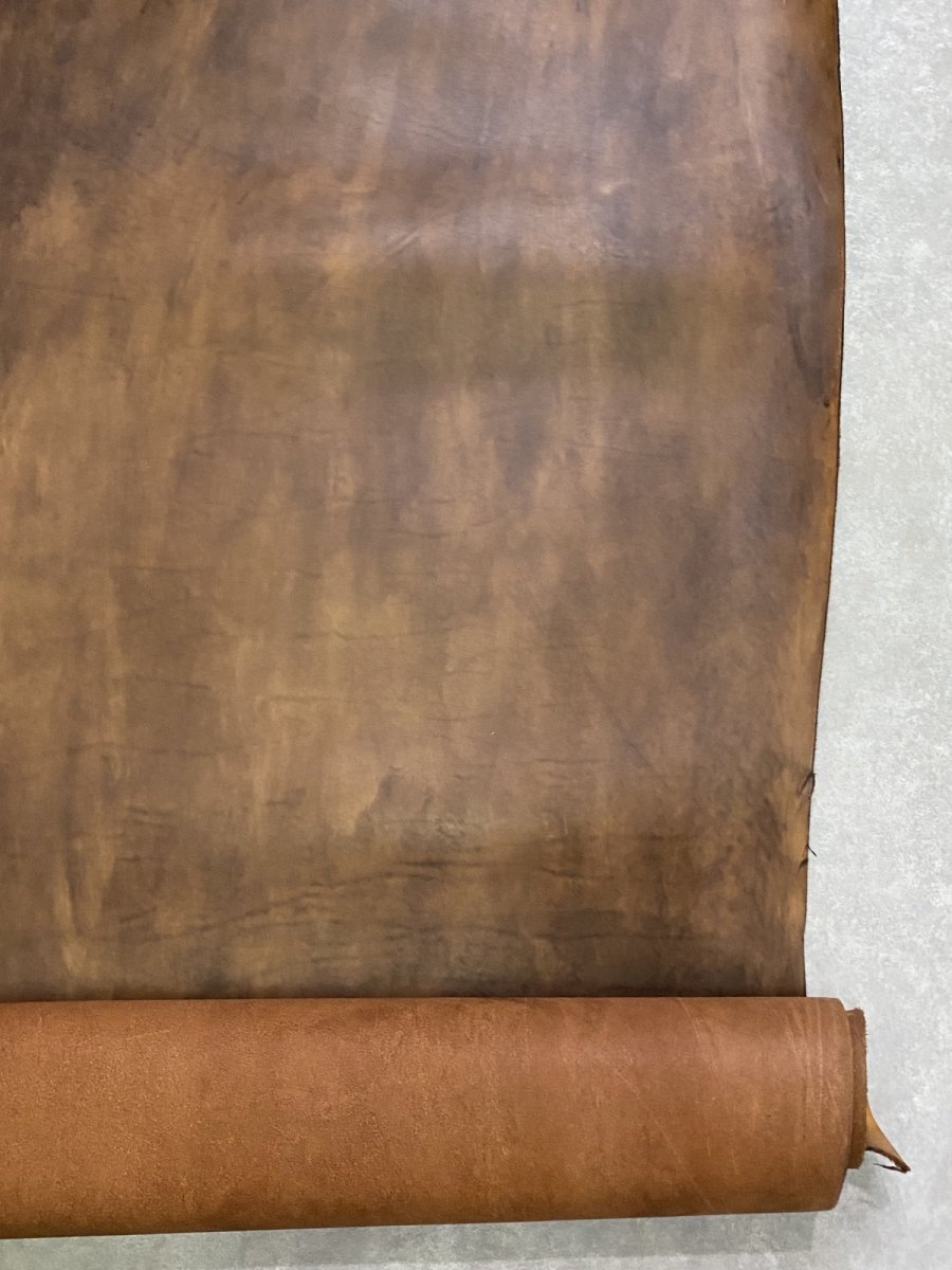 画像6: 牛革   アンティックヌメ　ヌメ革　タンニン (6)