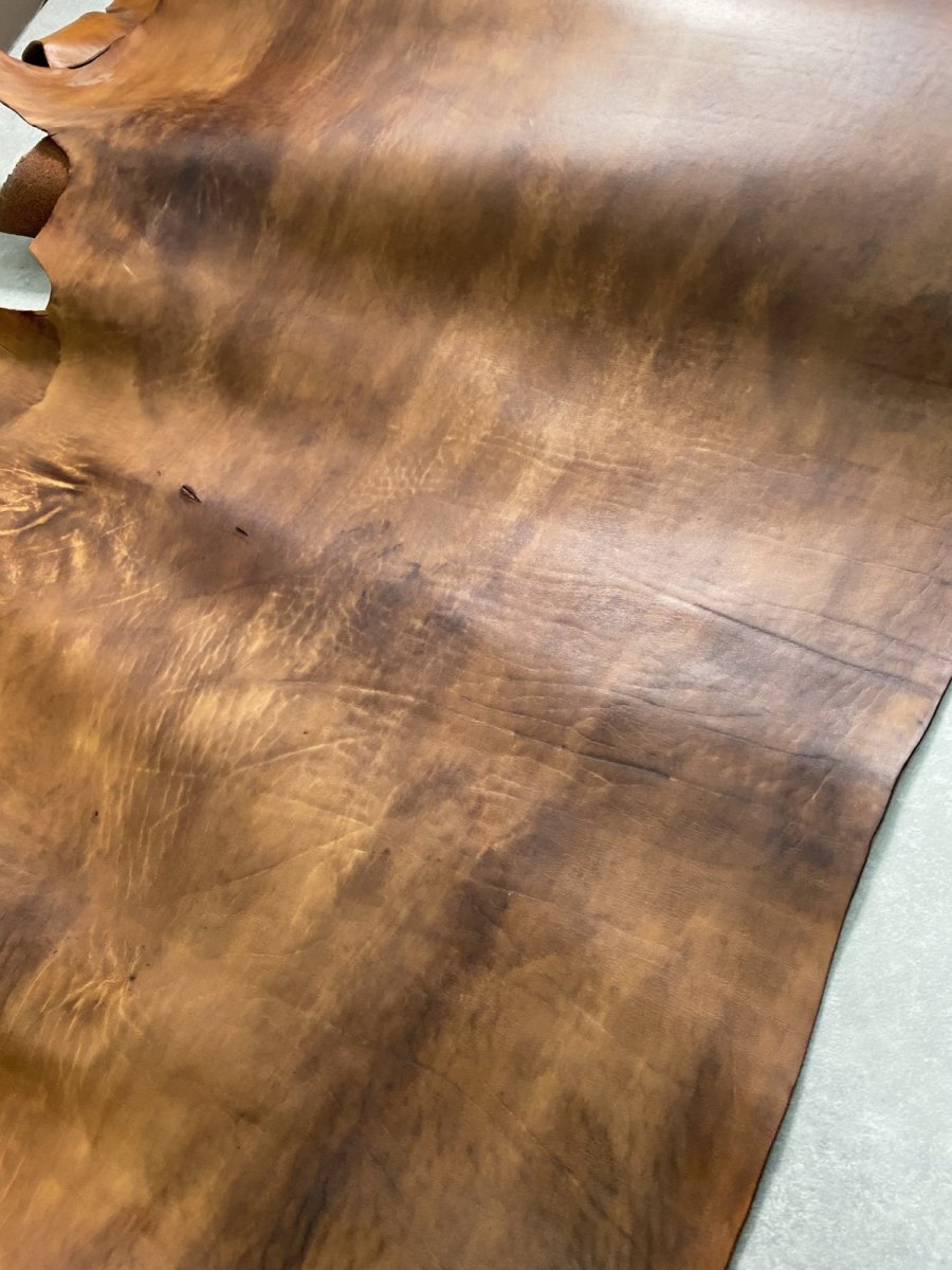 画像7: 牛革   アンティックヌメ　ヌメ革　タンニン (7)