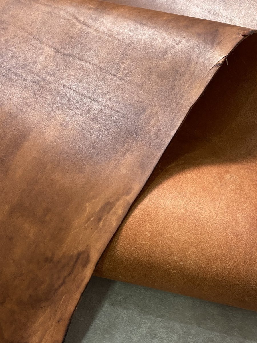 画像9: 牛革   アンティックヌメ　ヌメ革　タンニン (9)