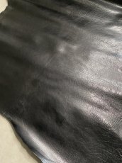 画像10: 牛革　バッファロー　ブラック　レザー (10)