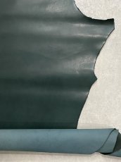 画像5: 牛革　ソフトヌメ　ダークグリーン　レザークラフト (5)