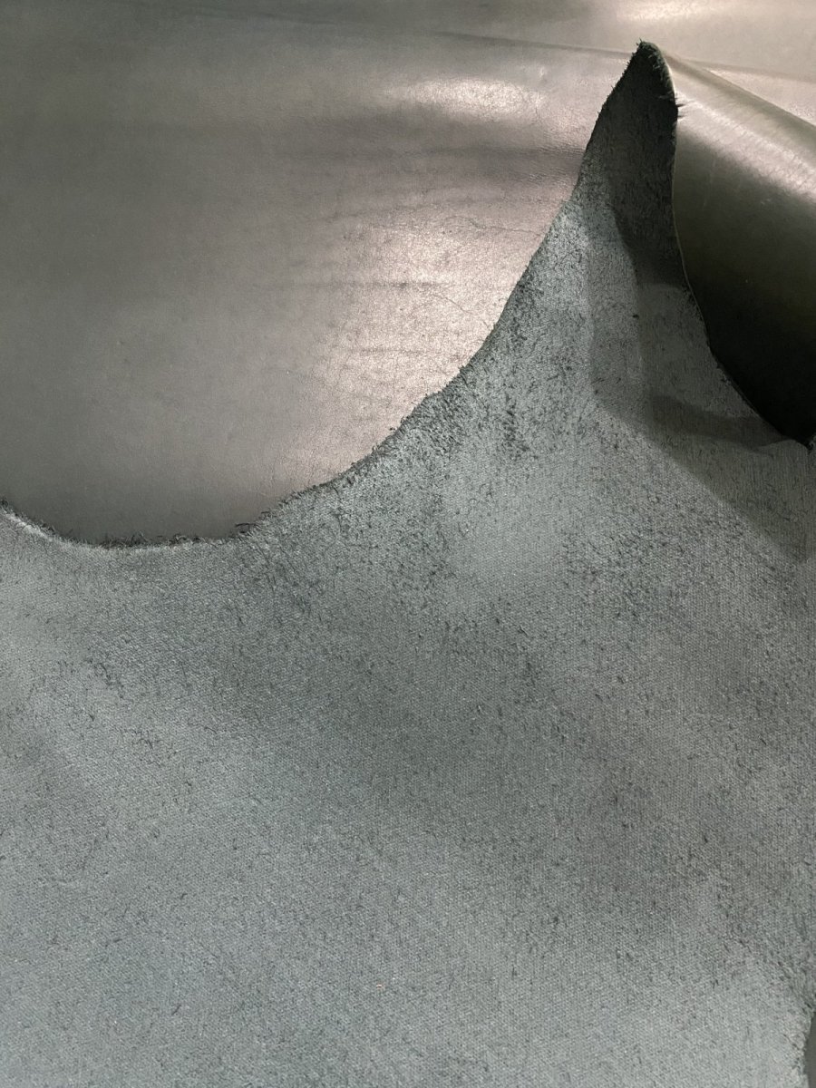 画像10: 牛革　ソフトヌメ　ダークグリーン　レザークラフト (10)