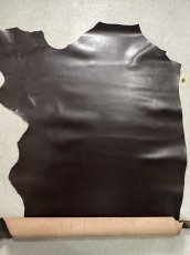 画像1: 牛革　ソフトヌメ　ダークブラウン　レザークラフト (1)