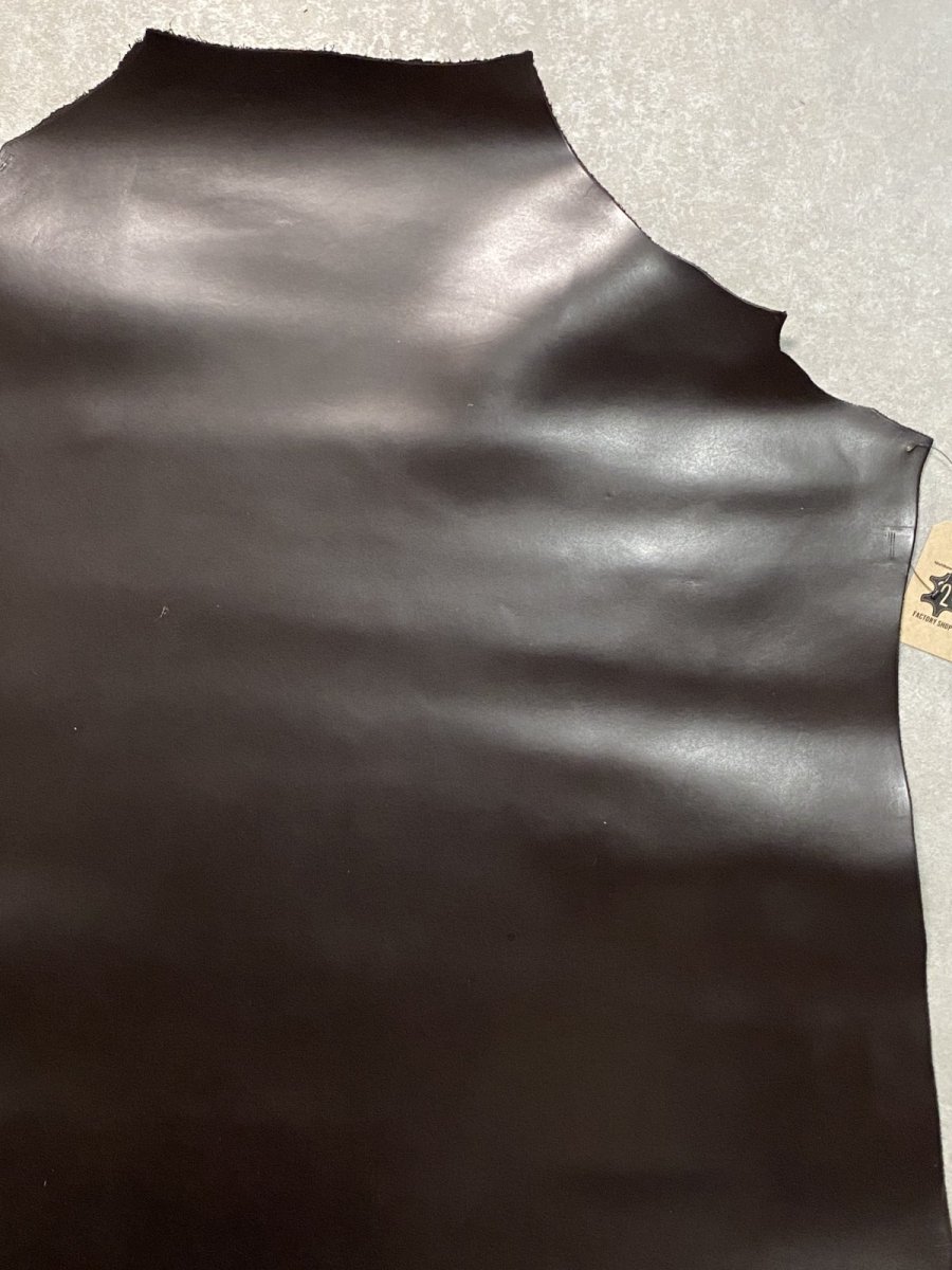 画像4: 牛革　ソフトヌメ　ダークブラウン　レザークラフト (4)