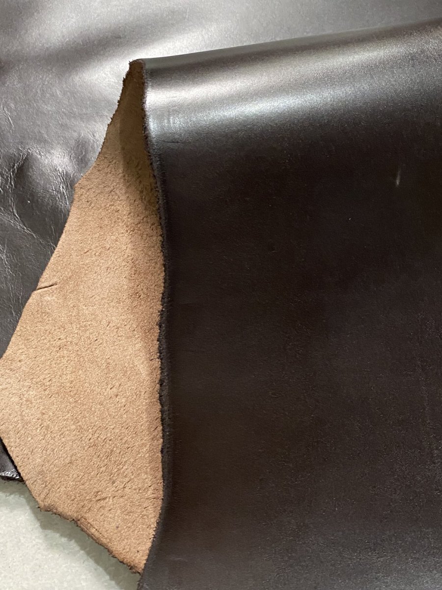 画像9: 牛革　ソフトヌメ　ダークブラウン　レザークラフト (9)
