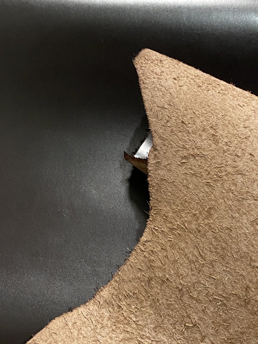 画像8: 牛革　ソフトヌメ　ダークブラウン　レザークラフト (8)