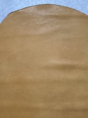 画像3: 牛革　グローブレザー　キャメル素上げ　レザークラフト (3)