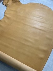 画像7: 牛革　グローブレザー　キャメル素上げ　レザークラフト (7)