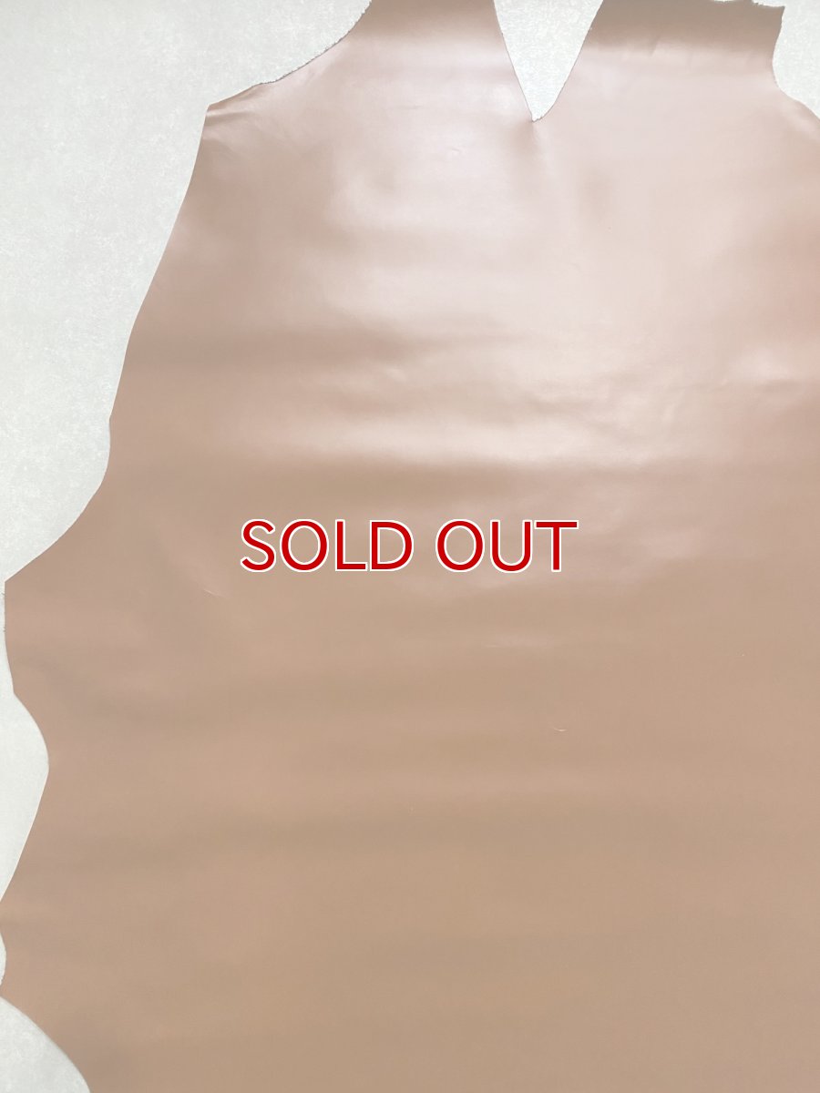 画像6: 牛革　ガラスレザー　ブラウン　レザークラフト (6)