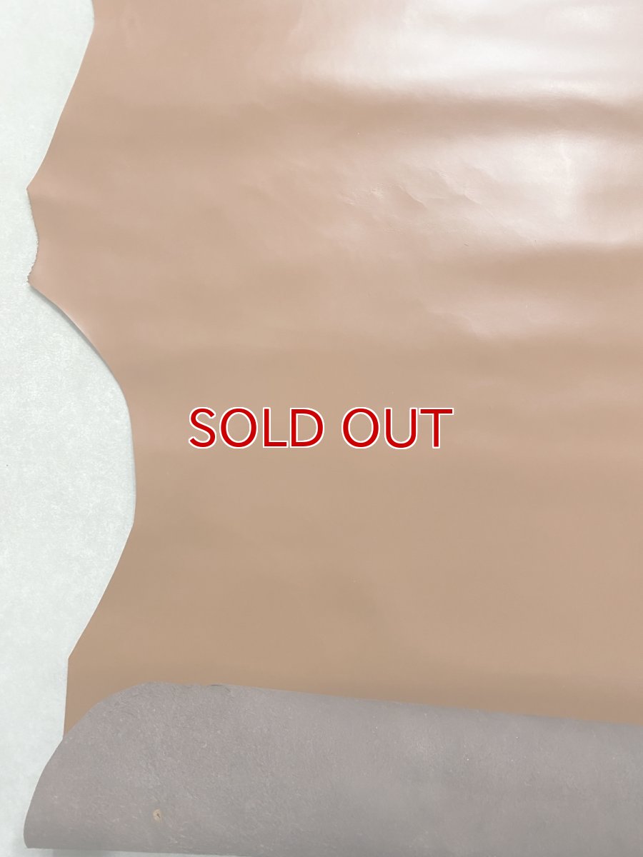 画像7: 牛革　ガラスレザー　ブラウン　レザークラフト (7)