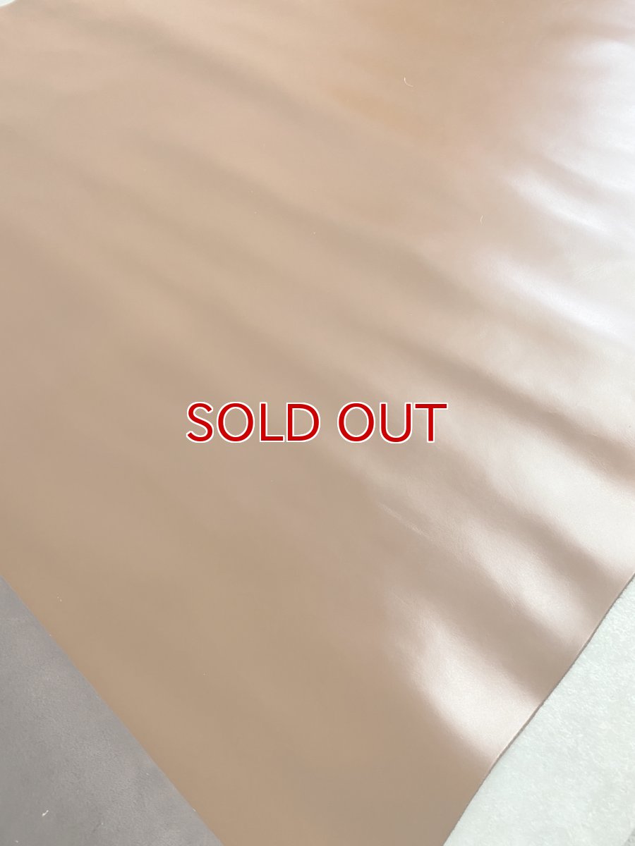 画像4: 牛革　ガラスレザー　ブラウン　レザークラフト (4)