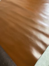 画像4: 牛革　ガラスレザー　ブラウン　レザークラフト (4)